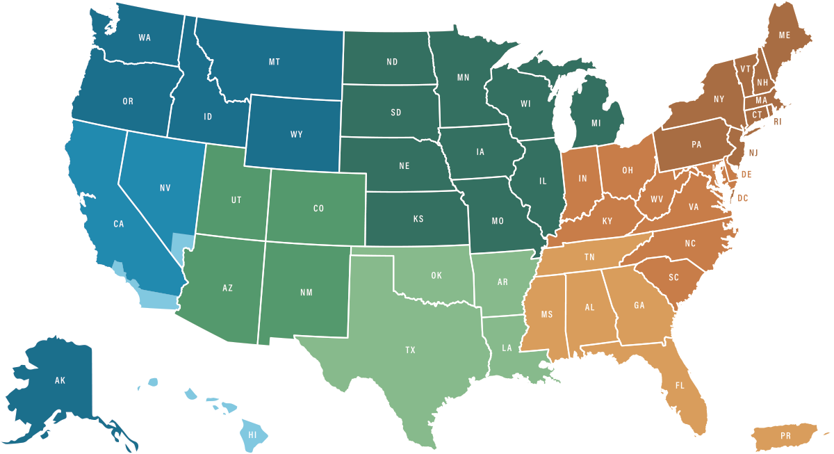 Distribution Team Map